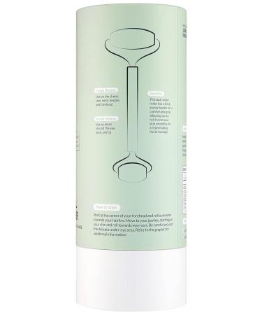 Buy Mint Green Tea Jade Crystal Facial Roller | Best Facial Massage Tool for Radiant Skin - Buy Online on SooperMarket.com