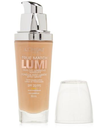 L'Oreal True Match Healthy Luminous Makeup SPF 20  W4 Natural Beige 1 fl oz (30 ml)