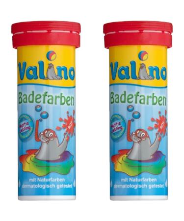 Valino bath colours red (1 x 10 pieces) (pack of 2)