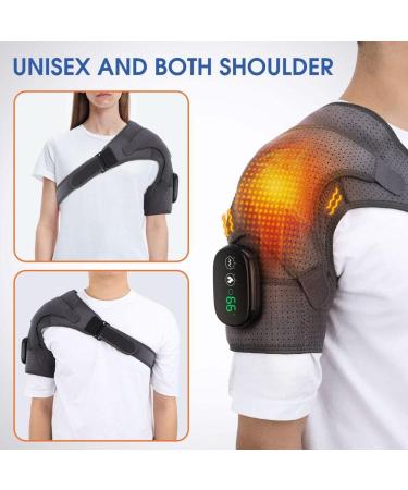 Shop Adjustable Heating Shoulder Strap Support - 3 Heat & Vibration Settings for Men & Women | International Shipping Available - Buy Online on SooperMarket.com
