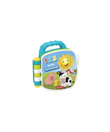 Fisher-Price GFP29 Animal Friends Song Book Baby Toy and Learning Toy Music and Sounds from 6 Months German Language