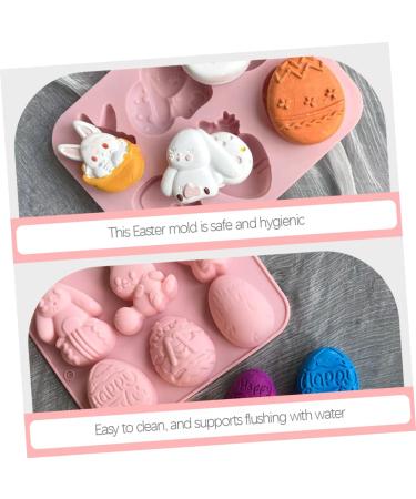 Alipis 3pcs Easter Cake Mold Easter Molds Easter Bunny Cake Pans for Baking Chocolate Mold Silicone Bunny Mold Easter Ice Baking Tools Silicone Cake Mold Silica Gel Biscuit Ornaments - Buy Online on SooperMarket.com