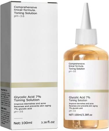 Glycolic Acid 7% Toning Resurfacing Solution  Exfoliate  Brighten  and Rejuvenate Your Skin 100ml