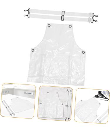 BELLIFFY Barber Apron Hair Apron Stylist Apron Hair Cutting Apron Clear Aprons for Hair Stylist Apron for Hair Stylist Salon Aprons for Hair Stylist Hairdresser Apron Adjustable Apron - Buy Online on SooperMarket.com