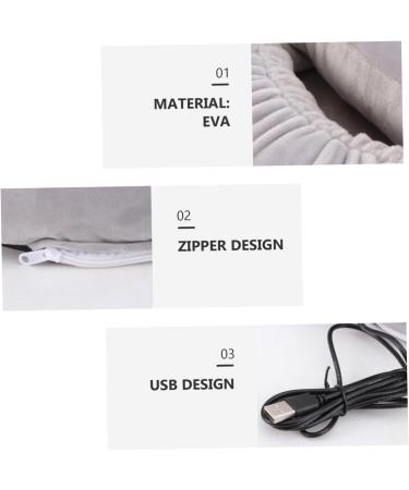 PACKOVE 2 Pcs USB Foot Warmer - Portable Electric Heater Shoes for Comfort & Warmth - Ideal for Cold Weather - Buy Online on SooperMarket.com