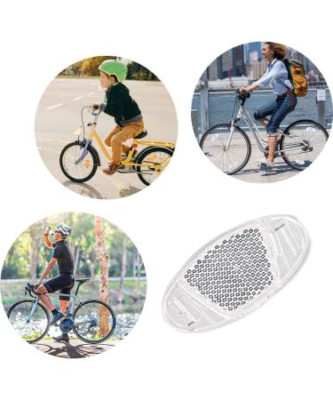 Anyuankw 10pcs Bicycle Spokes Reflectors - High Safety Cat Eye Reflectors & Warning Light for Bikes - White - Buy Online on SooperMarket.com