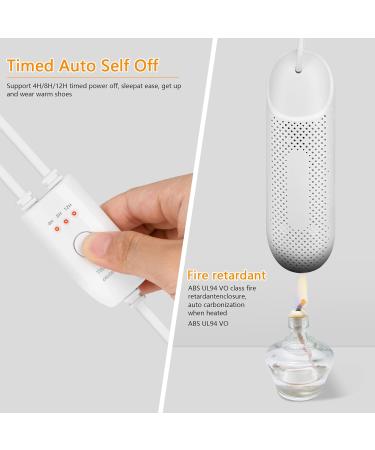 Portable Electric Shoe Dryer & Warmer with Timer | Safe & Fire Resistant Footwear Dehumidifier for Shoes, Boots, Gloves, Socks | Ideal for Rainy Days - Buy Online on SooperMarket.com