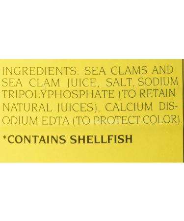 Chopped Sea Clams - 2/51 Oz. (Basic Pack) | Premium Quality Seafood - Buy Online on SooperMarket.com
