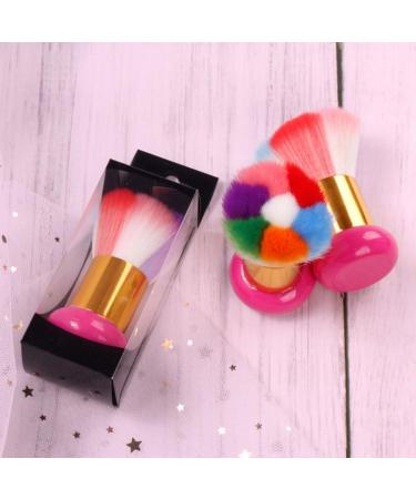 Nail Art Dust Brush Colorful Nail Powder Remover Cleaner Makeup Foundation Brush for Nail Acrylic Uv Gel nail art dust brush - Buy Online on SooperMarket.com