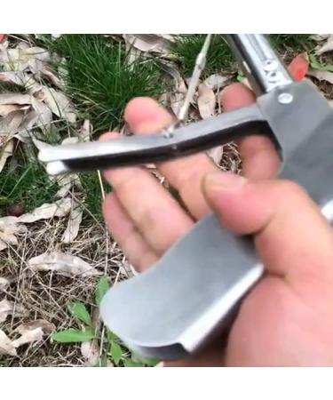 Multipurpose Snake Catcher Tongs Foldable Stainless Steel Reptile Grabber Stick Foldable Reptile Grabber - Buy Online on SooperMarket.com