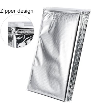 5Pcs/Set Aluminum Foil Insulated Food Storage Bag Waterproof Food Storage Insulated Sandwich Bags for Travel School Picnic 35*40cm - Buy Online on SooperMarket.com
