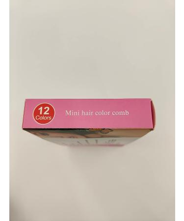 Kalolary 12 Colors Hair Chalk Comb - Temporary, Non-Toxic & Washable Hair Dye for Girls, Kids & Party - Perfect for Halloween, Christmas & Cosplay - Buy Online on SooperMarket.com