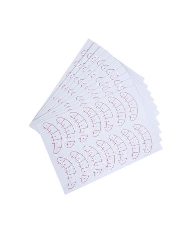 140Pcs Eyelash Sticker Patch Extension Cils Isolation Paper Extensions Utensil Lash Mapping Stickers Wrinkle Pads Patches