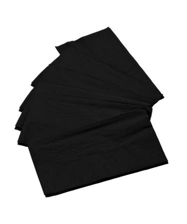 Perfectware 2 Ply Black Dinner Napkin Pack of 125 Pack of 125ct Dinner Napkin Black