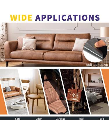 HMASYO Leather Repair Patch  4 60 Strong Self-Adhesive Leather Tape for Sofas Couch Car Seats Handbags Jacket Holes  and Tears Patches First Aid Patch Fixing Leather Light Gray - Buy Online on SooperMarket.com
