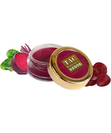 QRA Beetroot Lip Lightening Balm For Dark Lips For Men & Women With Shea Butter & Cocoa Butter For Dry Lips Sulphate & Paraben Free - 5gm