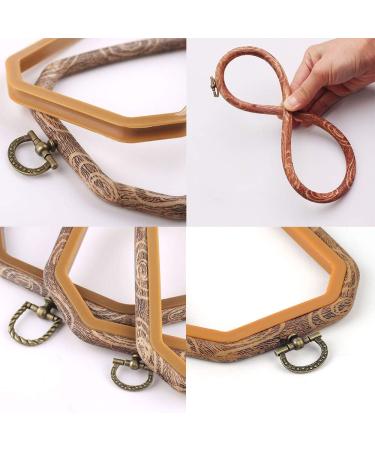MWELLEWM 4 Pcs Set Embroidery Hoops - Reusable Hoop Rings for Cross Stitch and Sewing - Home Decor Craft Supplies - Buy Online on SooperMarket.com