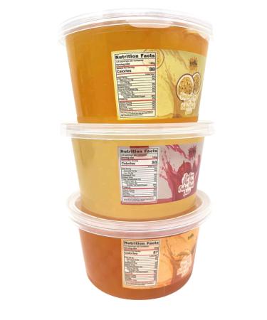 Fusion Select Bursting Boba Popping Pearls - Passion Fruit, Mango, Lychee Assortment - Buy Online on SooperMarket.com