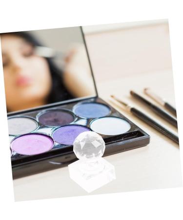 Baluue Eye Shadow Plate Pressed Powder Stamper Mini Eyeshadow Press Tool Eyeshadow Tool Transparent Acrylic 3.00X1.85X1.85CM Transparent - Buy Online on SooperMarket.com