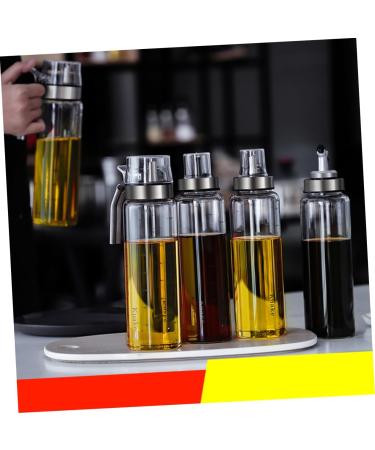 ABOOFAN Olive Oil Pourer Dispenser Vinegar Dispenser Bottle Glass Oil Bottle Oil Measuring Bottle Sauce Container Olive Oil Pour Spout Oil Dispenser Auto Salad Oil Salad Dressing 6.5x23.5cm As Shown - Buy Online on SooperMarket.com