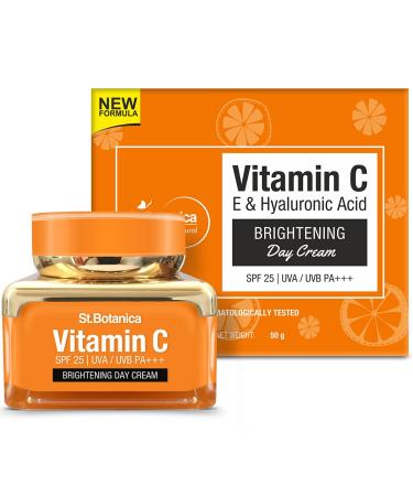 StBotanica Vitamin C Brightening Day Cream with SPF 30 - Radiant Skin 50g - Anti-Aging UVA/UVB Protection - Buy Online on SooperMarket.com