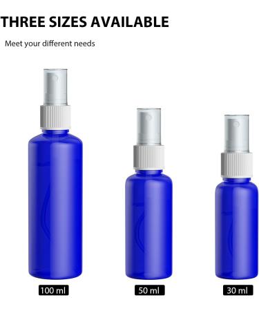 Buy Portable 12*30ml Refillable Spray Bottles - Perfect for Skin Care Essential Oils & Travel - Blue Atomizer - Buy Online on SooperMarket.com