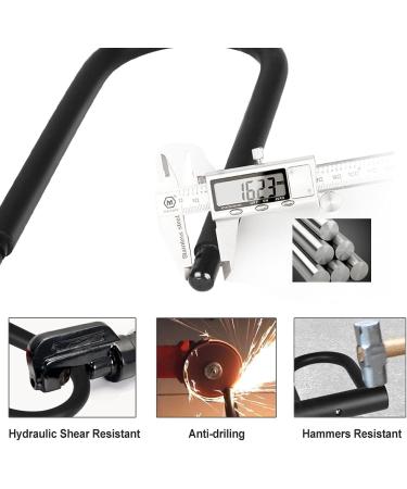KASTEWILL Bike U Lock with 16mm Shackle and Security Cable - Heavy Duty Anti Theft Combination U Bolt Lock for E-Bike, Mountain Bike, Road Bike - 4ft Length (Small) - Buy Online on SooperMarket.com
