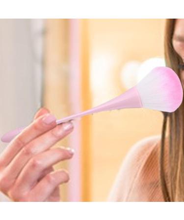 Jomewory Powder Makeup Brush | Blush Makeup Brush with Slim Waist Face Makeup Tool Nail & Cosmetic Brushes for Large Coverage Loose Powder Bronzer pink - Buy Online on SooperMarket.com