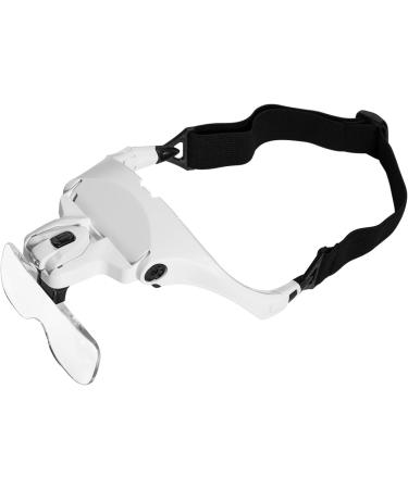 Joybest Headband Magnifier with LED Light - Handsfree Magnifier Glasses for Reading, Jewelry Loupe, Watch Repair, Sewing & More - Includes 5 Replaceable Lenses - Buy Online on SooperMarket.com