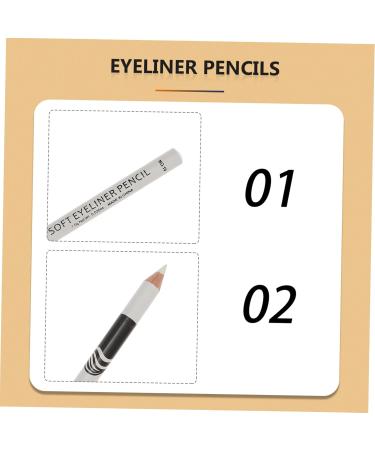 HAPINARY 12pcs Lying Silkworm Eyeliner White Eyeliner Eyebrow Pen Glitter Highlighter Pens Eye Cosmetics Wood - Buy Online on SooperMarket.com