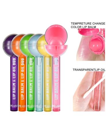 Magic pH Color Changing Tinted Lip Balm & Lip Gloss Combo | Hydrating Vitamin E Lip Care for Girls - Green - Buy Online on SooperMarket.com