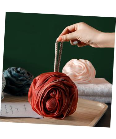 Beavorty Rose Body Scrub Set for Women - 3pcs Flower Bath Scrubs, Loofah Sponge, Exfoliating Balls - Buy Online on SooperMarket.com