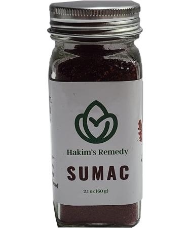 Premium Ground Sumac 2.1 oz - 60 g no GMO no Irraditation 100% Natural Spice Seasoning Keto Paleo Vegan Bottle with Shaker Top  - Buy Online on SooperMarket.com