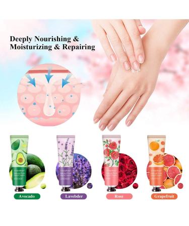 18 Pack Hand Cream Gift Set with Shea Butter - Mini Travel Size Lotion for Dry Cracked Hands - Moisturizing Lotion Gift for Women - Perfect Bulk Gift for Wife, Girlfriend, Mother - 30g - Buy Online on SooperMarket.com