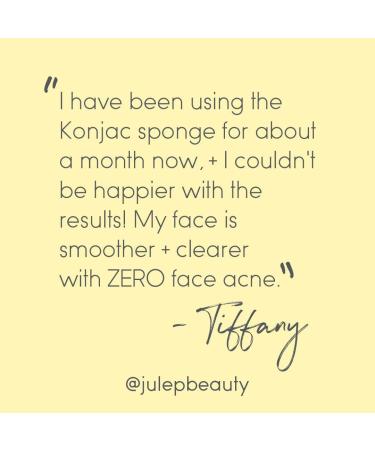 Julep Charcoal Konjac Face Sponge - Gentle Exfoliating Cleansing Tool - Buy Online on SooperMarket.com