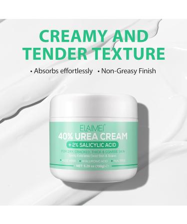 Urea Cream 40 Percent Urea Cream 40 Percent for Feet 150g Urea Cream for Cracked Heels and Dry Skin Deep Moisturizing Nourishing Urea Foot Cream 40 Percent Plus 2% Salicylic Acid - Buy Online on SooperMarket.com