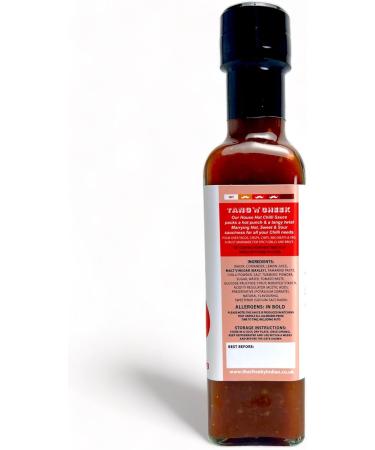 Cheeky Indian Tang 'n' Cheek Hot & Sour Chilli Sauce 220g - Ideal for BBQ & Grilled Vegetables, Vegetarian & Gluten-Free - Buy Online on SooperMarket.com