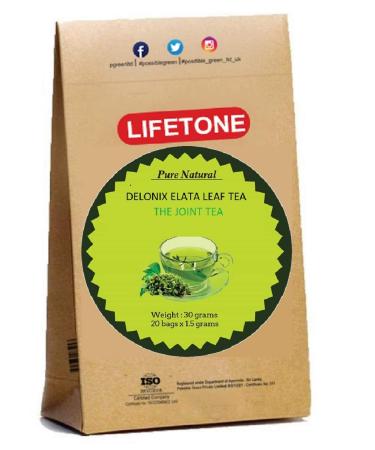 lifetone the tea for better life Delonix elata (White gulmohar) Tea | Herbal Tea | 20 Teabags