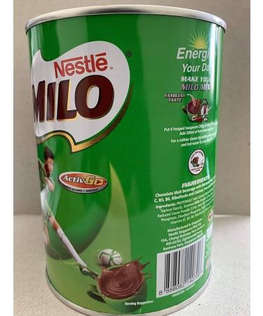 Milo Instant Malt Chocolate Drinking Powder Tin - 400g (Pack of 6) | Nourishing and Delicious Chocolate Malt Drink - Buy Online on SooperMarket.com