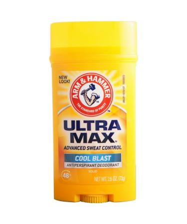 ARM & HAMMER ULTRAMAX Anti-Perspirant Deodorant Solid Cool Blast - 2.6 oz (Pack of 6)