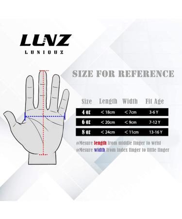 Buy Luniquz Children s Boxing Gloves | Youth Training 4oz 6oz 8oz for MMA Muay Thai & Kickboxing - Ages 3-16 - Buy Online on SooperMarket.com