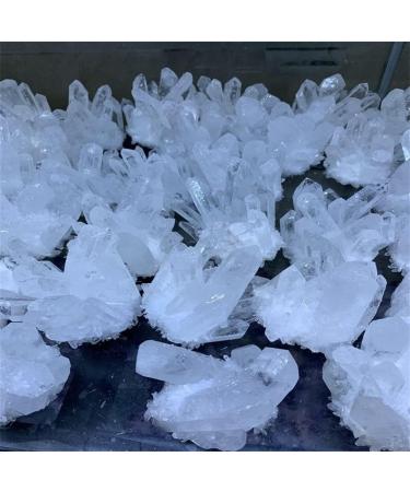 Room Decoration 1pcs Natural Crystal Cluster Raw Quartz White Stones Crystal Point Specimen Home Decoration Raw Crystals NaturalReiki Decoration (Size : 200-300g) - Buy Online on SooperMarket.com