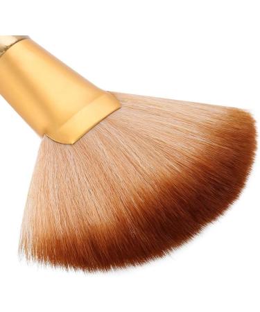 Soft Fan-shaped Brush Barber Hair Cutting Salon Neck Face Duster Brush Stylish Hair Cutting Tools Hairdressing Attachment with Handle Suit for Stylist Barber - Buy Online on SooperMarket.com