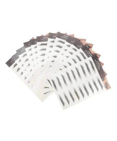 Beavorty 36 pcs eyebrow stickers stickers 4d hair- eyebrows eyebrow tattoo stickers Cejas cosmetic