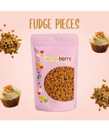 Salted Caramel Fudge Pieces 300g - Bake Stable 5mm Pieces - Suitable for Baking Ice Cream Toppers Cake Inclusions Vegetarian and Coeliac Friendly - Buy Online on SooperMarket.com