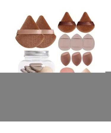 Dranng Make up Sponges - Soft Makeup Sponge | Beauty Sponge & Powder Puff Versatile Wet & Dry Use Long Lasting for Women Light Coffee - Buy Online on SooperMarket.com