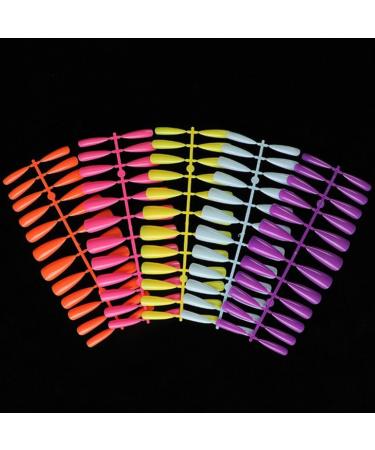 Dajidafu 1 Set Almond Press on Nails Artificial Fingernails Water Drop Style Pointed Art Decals DIY Beauty Tool Decorations - Buy Online on SooperMarket.com
