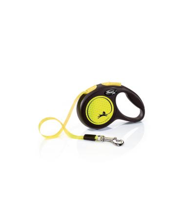FLEXI 4000498023501 Leash 1 piece black/neon yellow black/neon yellow XS 3 m