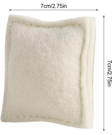 Lint Balls for Dryer Reusable Wool Fabric Softener - Reusable Laundry Square Natural Fabric Softener Household Gadgets Dry Cleaning Kit for Home Laundry Dryer - Buy Online on SooperMarket.com