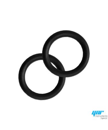 YNR Black Peacock Safety Irons Stirrups - Rubber Rings & Leather Clips Replacement Tabs - 1 Pair - Buy Online on SooperMarket.com